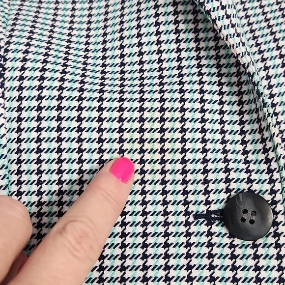 Haberdashery Houndstooth Blazer and Trousers Pant Suit - 14 Petite - Picture 15 of 16